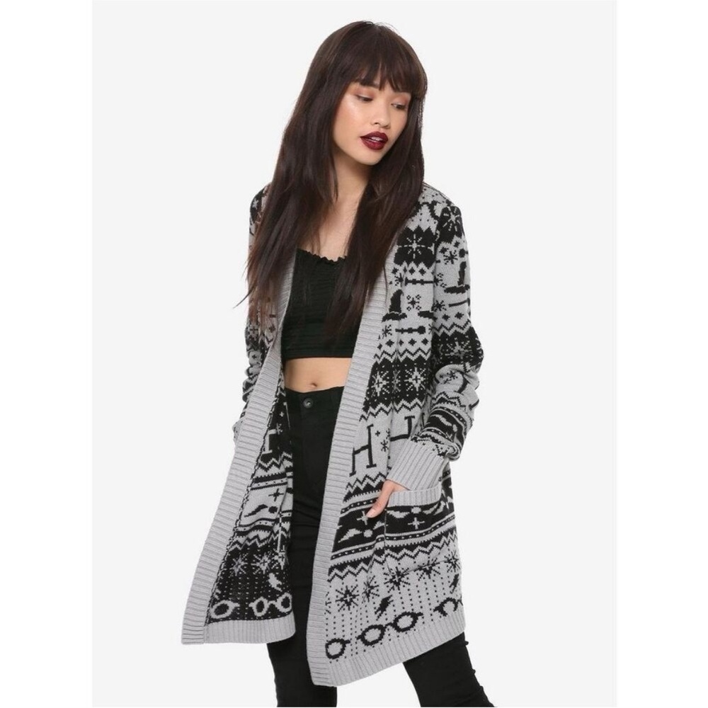 Gray and Black Harry Potter Cardigan